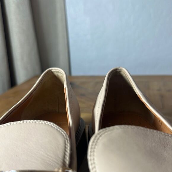 Franco Sarto Cream Flats with Metallic Accent - Picture 4 of 8